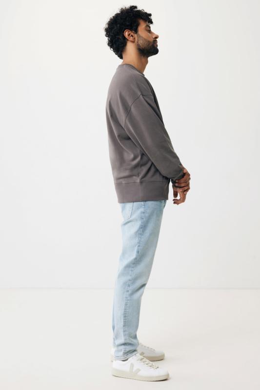Mikina IQONIQ Kruger relaxed fit z recykl. bavlny antracitová XXS 6
