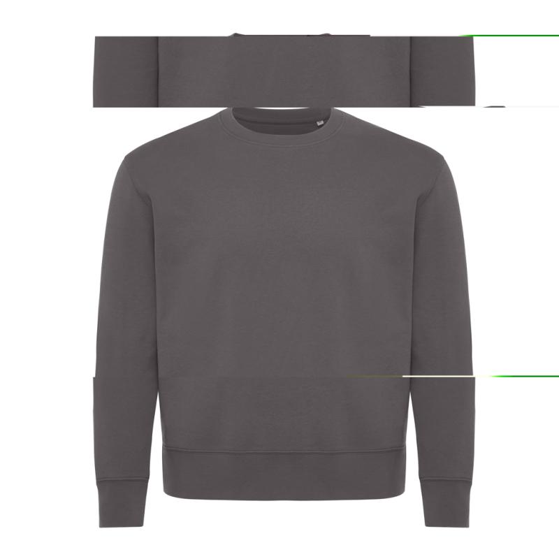 Mikina IQONIQ Kruger relaxed fit z recykl. bavlny antracitová XXXL 1