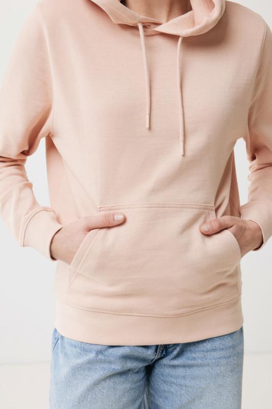 Ľahká mikina s kapucňou IQONIQ Rila z recykl. bavlny peach nectar XXXL 16