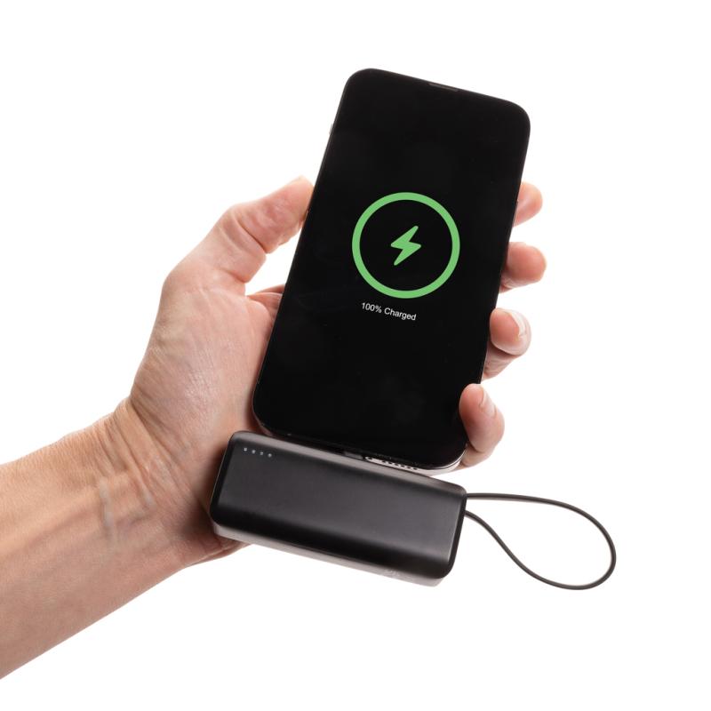 Powerbanka 3000mAh Powerlink z RCS plastu s IOS konektorom čierna 7