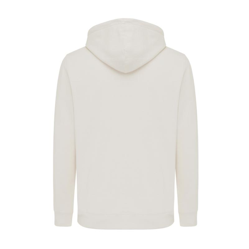 Ľahká mikina s kapucňou IQONIQ Rila z recykl. bavlny ivory white XXXL 2