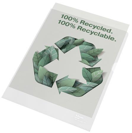 Obal, "L", A4, 100 mikr., drsný povrch, ESSELTE "Recycled" 2