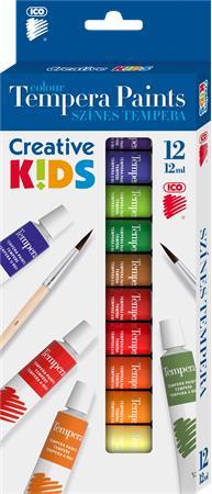 Tempera, sada, 12-kusová, ICO "Creative Kids" 2