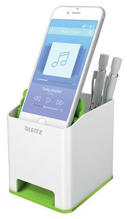Držiak na písacie potreby, LEITZ "Wow", zelená 4