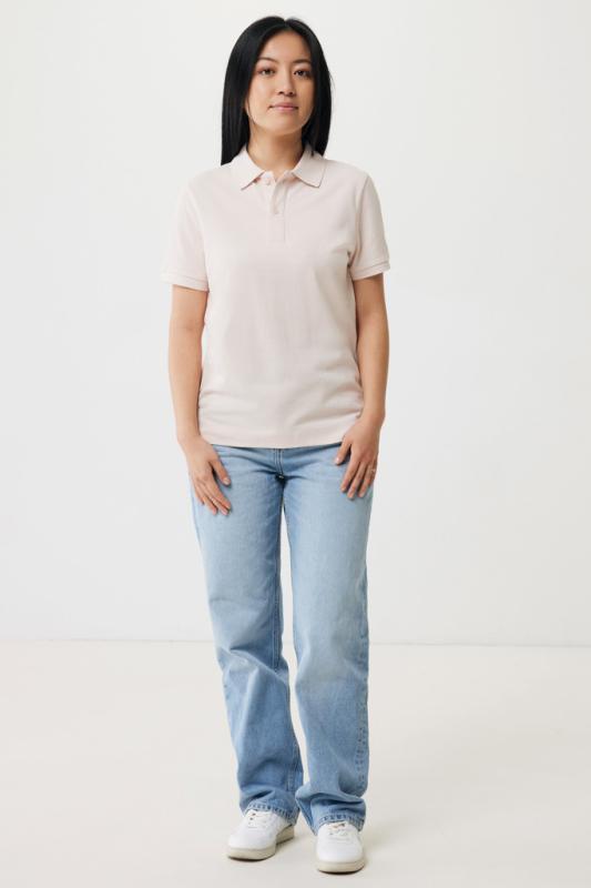 Polo tričko IQONIQ Yosemite z recykl. bavlny cloud pink XL 7
