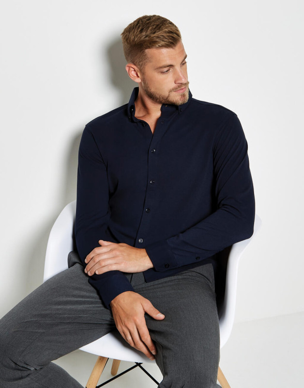 Košeľa Tailored Fit Superwash® 60º Pique 10