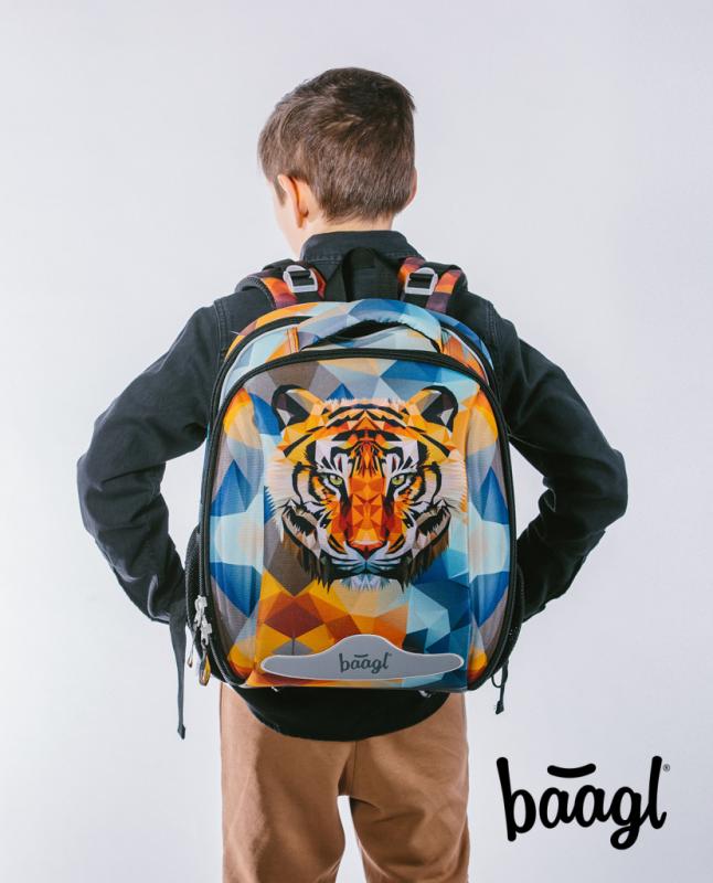 BAAGL Školská aktovka Shelly Tiger 11