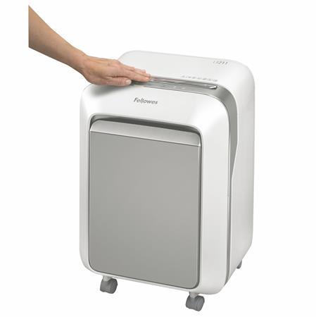 Skartovací stroj, mikro krížový rez, 14 listov, FELLOWES "Powershred LX211", biela 4