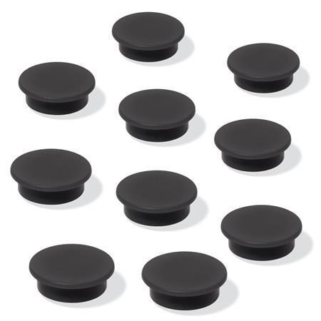 Magnetky, 25 mm, 10 ks/bal, SIGEL, čierne 1