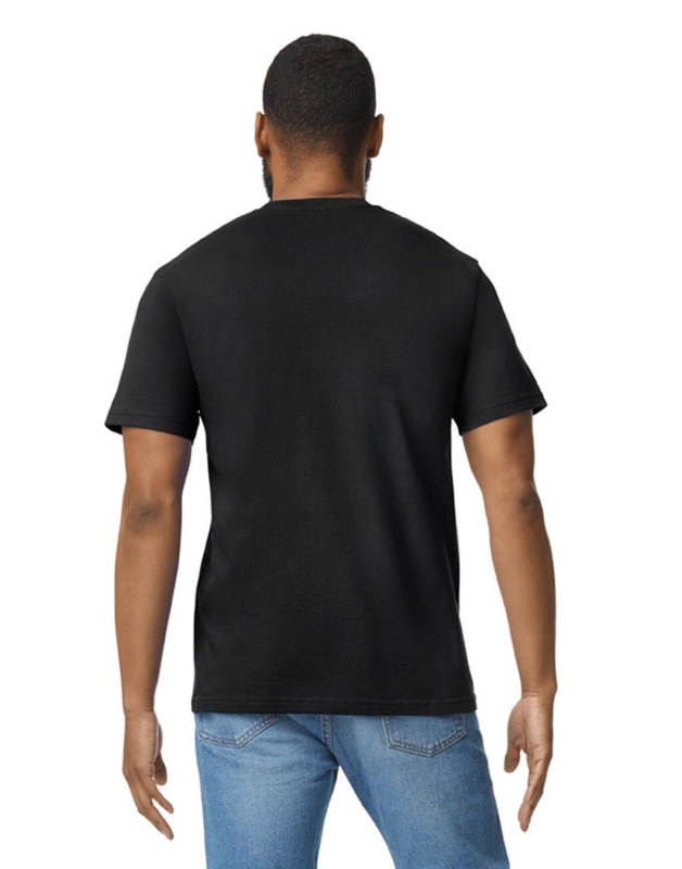 Softstyle tričko bez etikety s enzymatickým praním 4