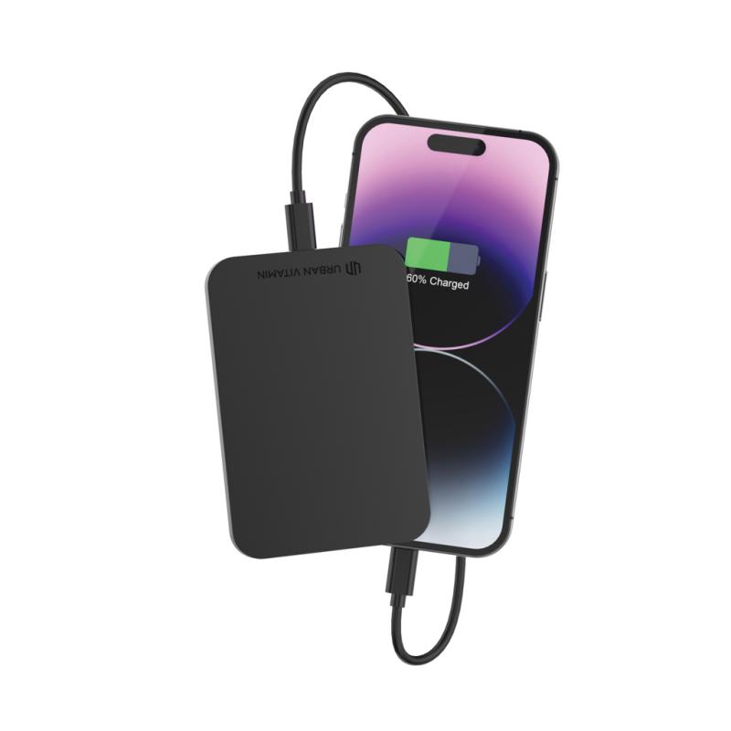 Powerbanka 3000mAh Urban Vitamin Burbank z RCS alu a plastu čierna 5