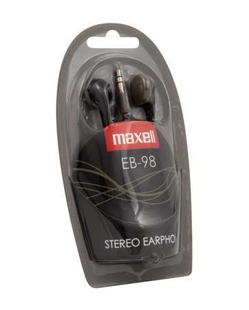 Slúchadlá, MAXELL "Ear Buds 98", čierna 2