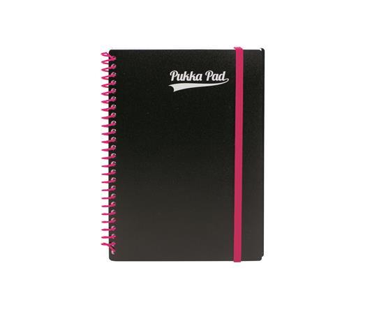 Špirálový zošit, A5, linajkový, 100 listov, PUKKA PAD, "Neon notepad" 2