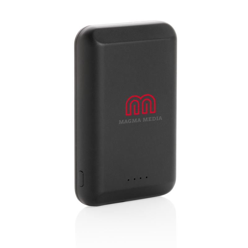 Magnetická bezdrôtová powerbanka 5 000 mAh 5W čierna 15