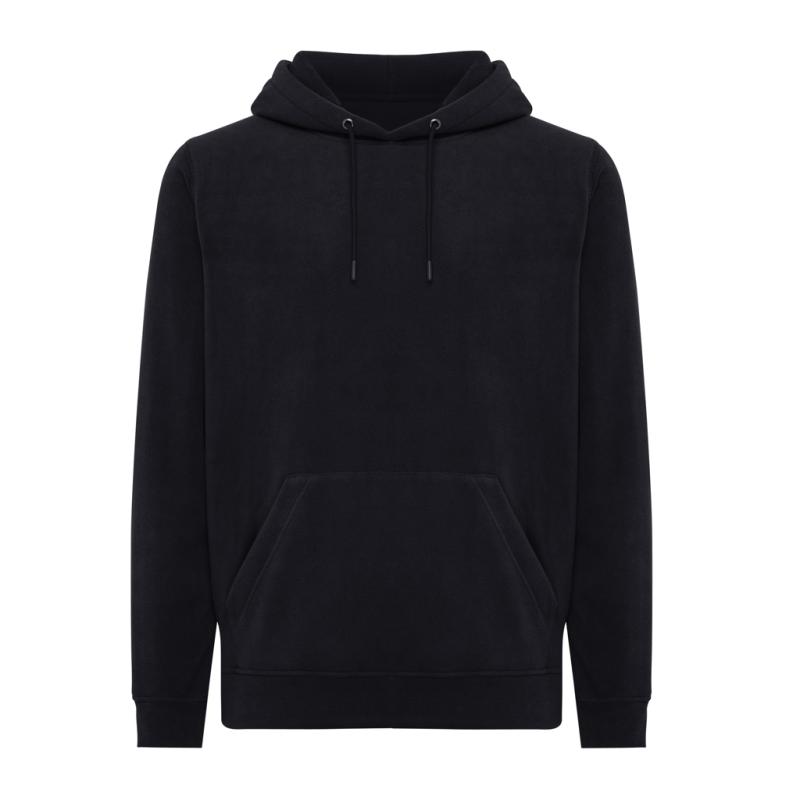 Micro fleece mikina IQONIQ Trivor z recykl. polyesteru čierna XL 1