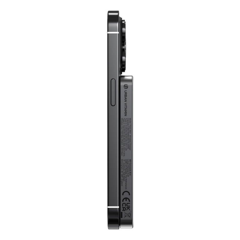 Urban Vitamin Marin 5000 mAh magnet. 15 W bezd. powerbanka čierna 4