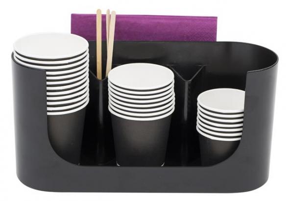 Plastový stojan na poháre, "Coffee break", ALBA 2