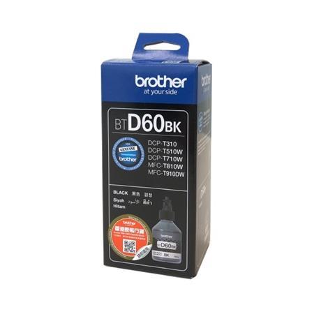 BTD60BK Atrament k tlačiarňam DCP-T310W, T510W, T710W, MFC-T810W, 910DW, BROTHER, čierny, 2