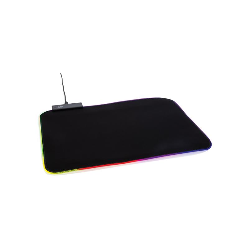 RGB herná podložka pod myš čierna 1