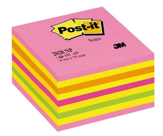 Samolepiaci bloček, 76x76 mm, 450 listov, 3M POSTIT, lollipop pink 1