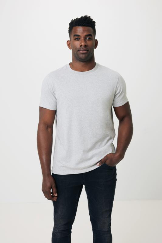 Nefarbené tričko IQONIQ Manuel z recykl. bavlny heather grey S 11