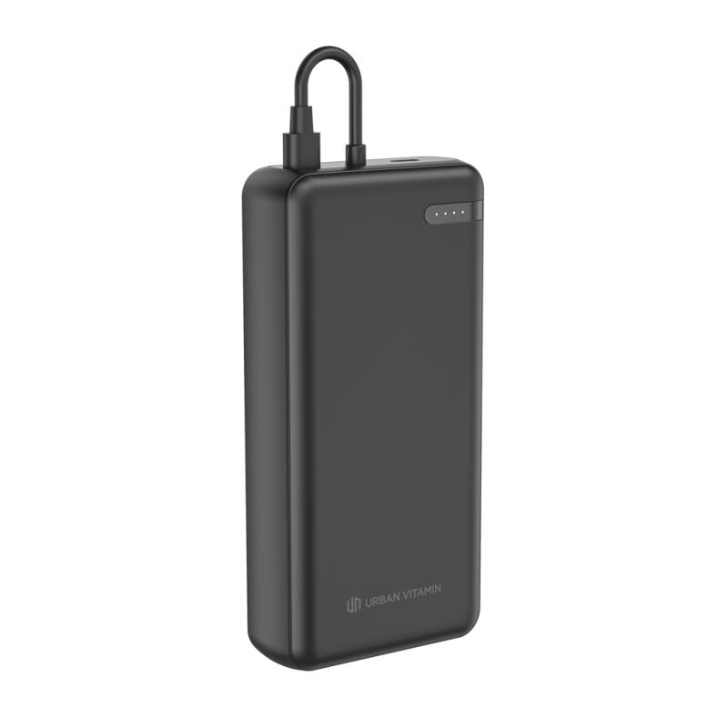 Urban Vitamin Menlo Park RCS recykl. 20.000 20W PD powerbank čierna 1
