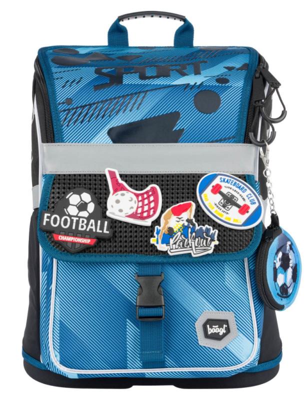 BAAGL SET 6 Zippy Sport: aktovka, penál, sáček, box, desky, silikonové pouzdro 1