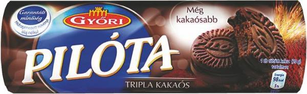 GYŐRI Sušienky "Pilóta Tripla", kakaové, 150g