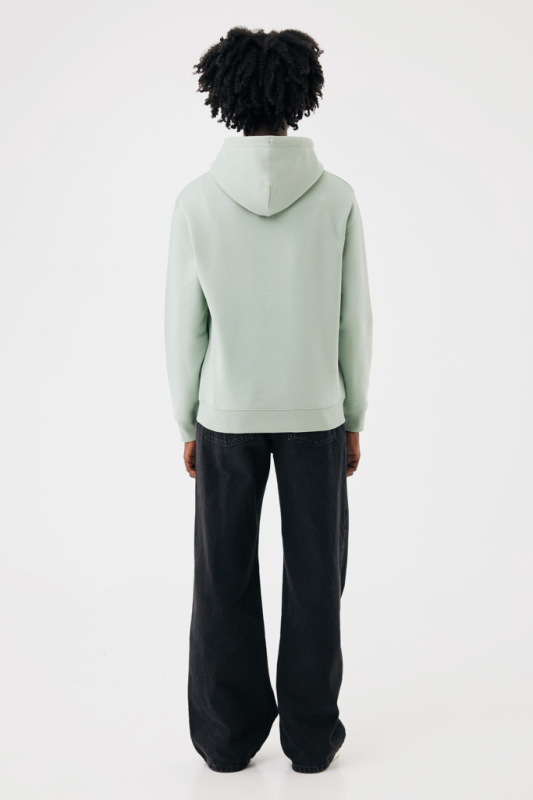 IQONIQ Joshua Unisex mikina s kapucňou z rec. bavlny Iceberg green L 8