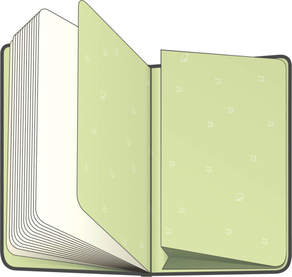 NOTIQUE Notes Malý princ – Planet, čistý, 13 x 21 cm 1