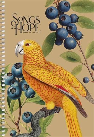 Špirálový zošit, A5, čistý, 96 listov, SHKOLYARYK "Songs of Hope", mix 3