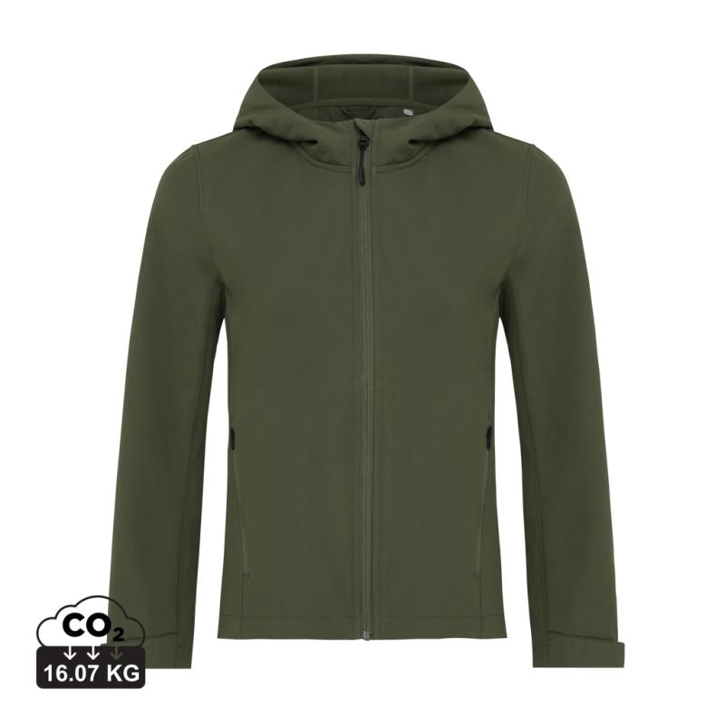 Dámska soft shell bunda IQONIQ Makalu z recykl. polyesteru khaki S