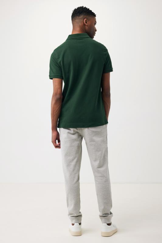 Polo tričko IQONIQ Yosemite z recykl. bavlny forest green 4XL 5
