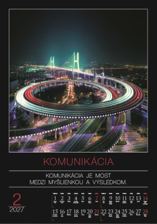 Nástenný kalendár Cesta k úspechu 2027 3