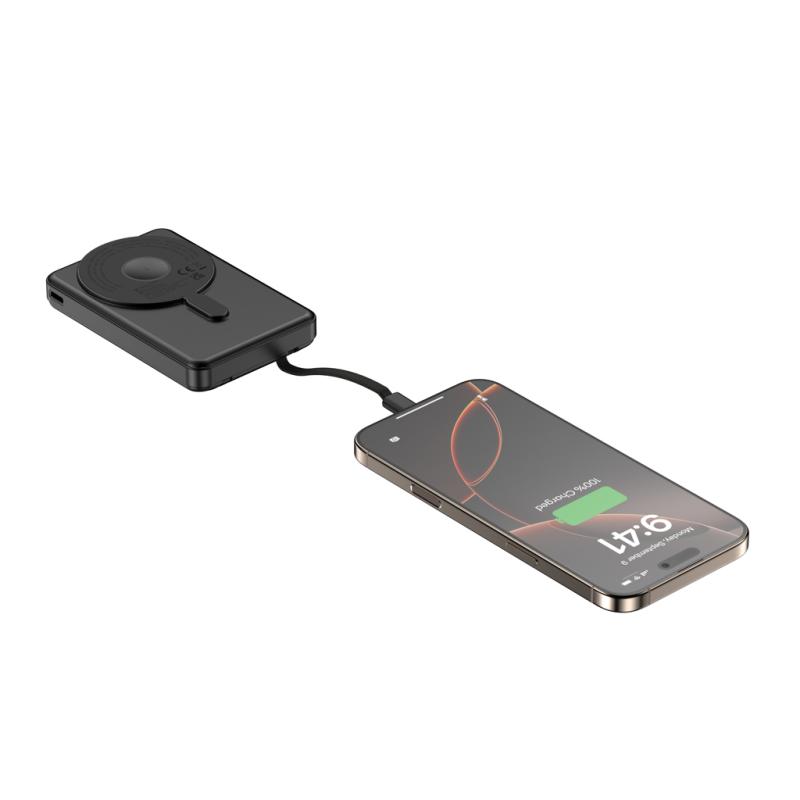 Magnetická powerbanka Urban Vitamín Delano 5v1 10000mAh 20W čierna 6