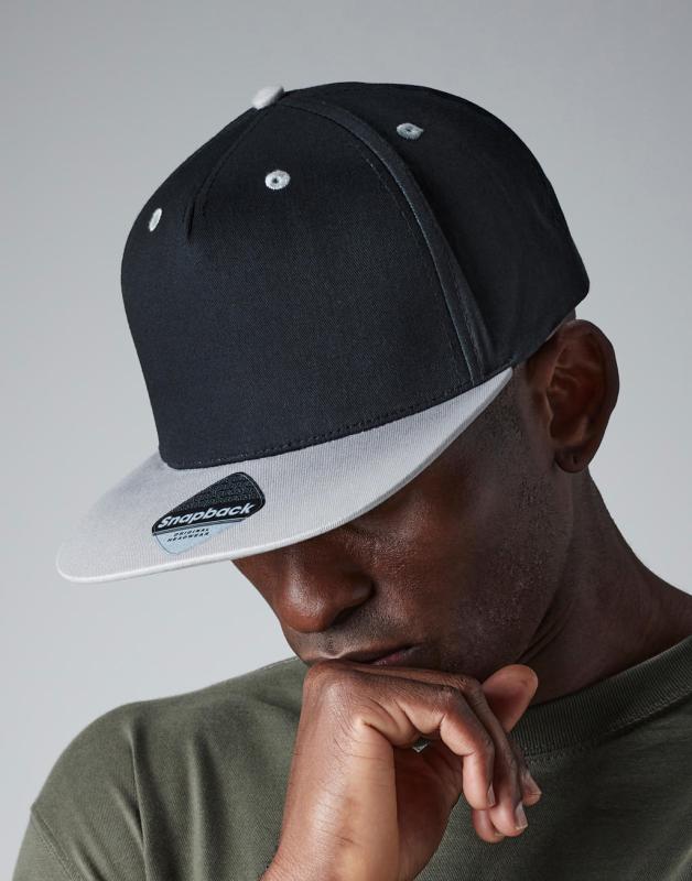 5-panelová kontrastná šiltovka Snapback