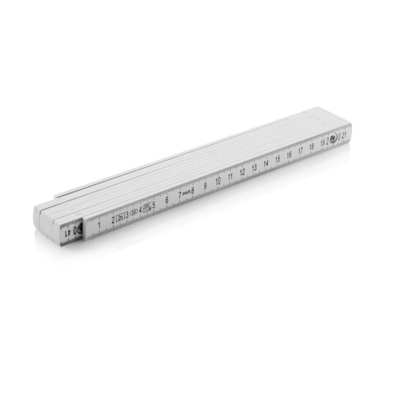 Sklolaminátový skladací meter, 2m biela 1