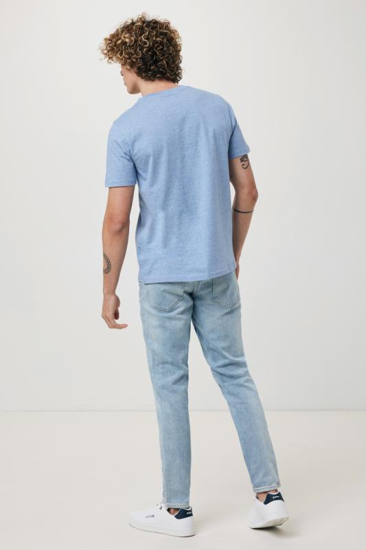 Tričko IQONIQ Brett z recykl. bavlny light heather blue XXXL 7
