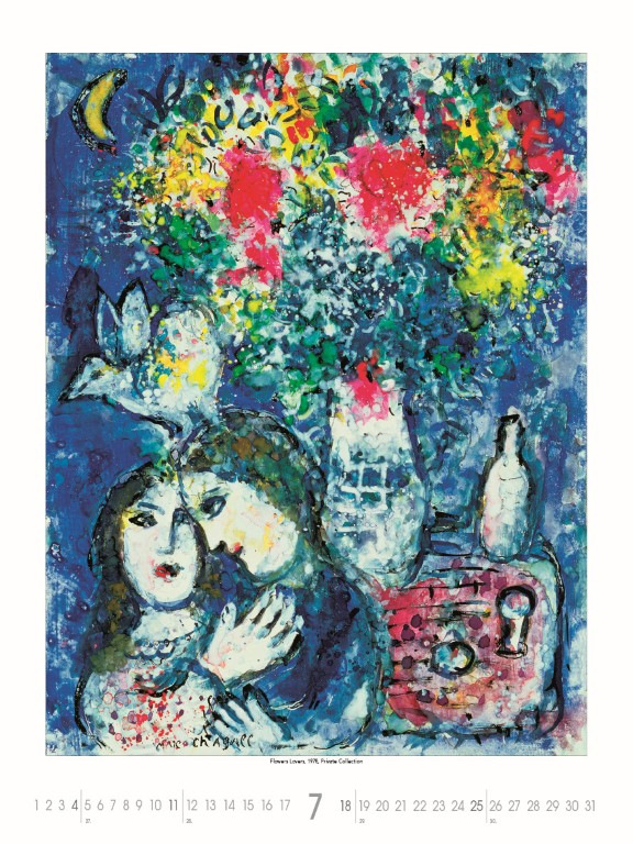 Nástenný kalendár Marc Chagall 2027 8
