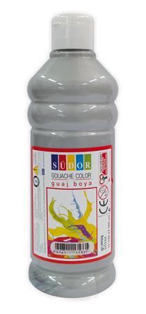 SUDOR Tempera, 500 ml, Südor, metalovo strieborná