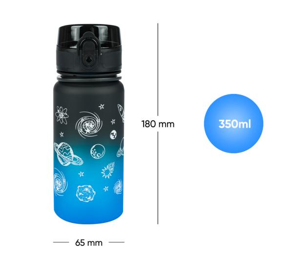 BAAGL Tritanová fľaša na nápoje Gradient Vesmír 350 ml 6