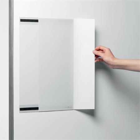 Informačný rám, A3, magnetický, DURABLE "rPET", priehľadná 2