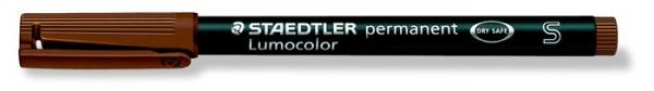 Permanentný popisovač, OHP, 0,4 mm, STAEDTLER "313 S", hnedý 1