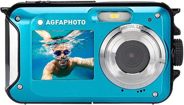 Fotoaparát, kompaktný, digitálny, vodeodolný, AGFAPHOTO "WP8000", modrá 1
