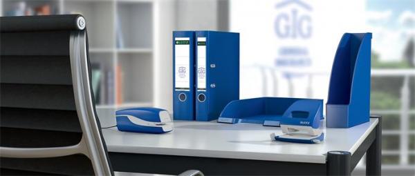 Zošívačka, elektrická, 24/6, 20 listov, LEITZ "Nexxt 5533", modrá 7