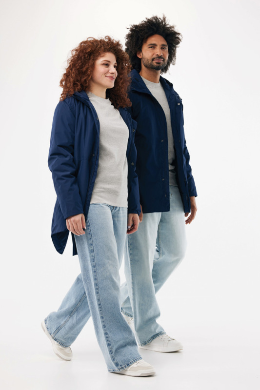 IQONIQ Thelon parka z recyklovaného polyesteru námornícka modrá 4XL 19