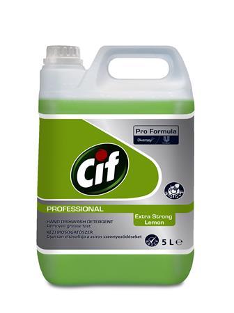 Čistiaci prostriedok na umývanie riadu, 5 l, CIF "Dishwash Extra Strong", citrón 1