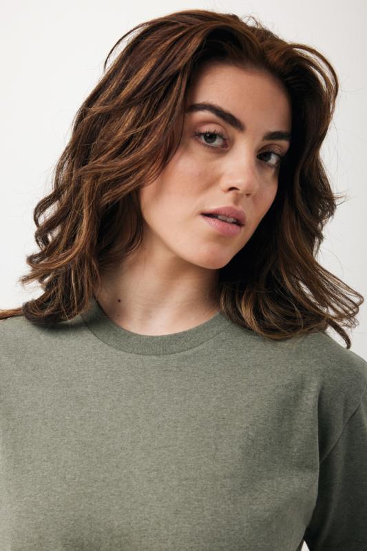 Tričko IQONIQ Teide z recykl. bavlny heather green 4XL 6
