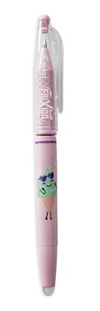 Roller, 0,35 mm, odstrániteľné písmo, s vrchnákom, PILOT "Frixion Ball Pool Party", fialov 1