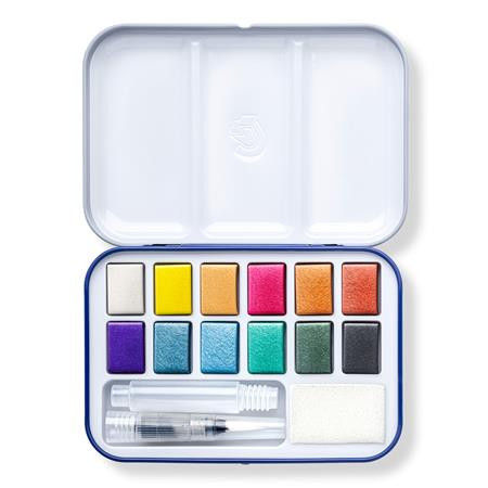 Vodové farby, 12-kusové, STAEDTLER "Noris 888 Design Journey" 2